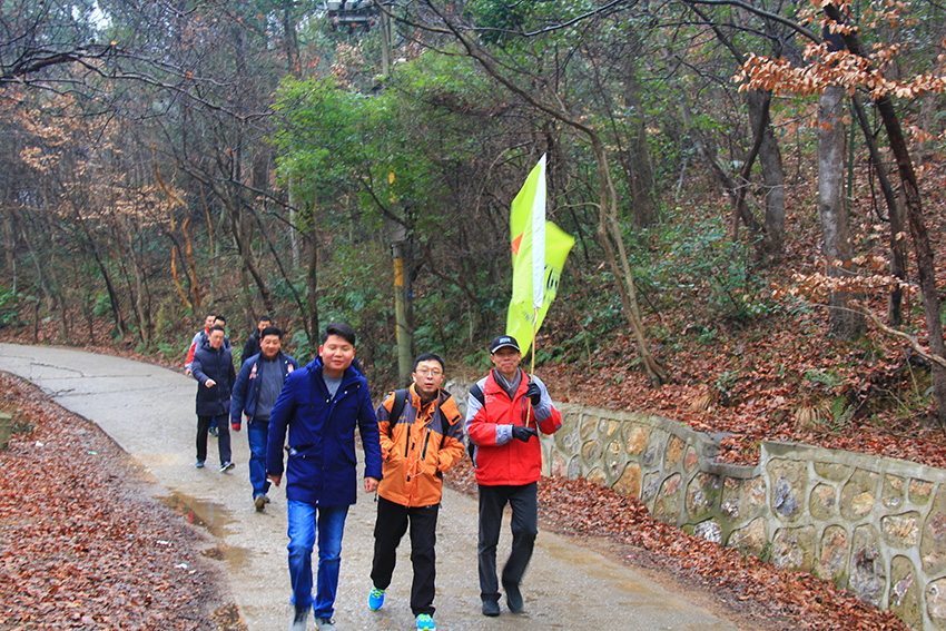 开年登高望远 百汇园迎新祈福